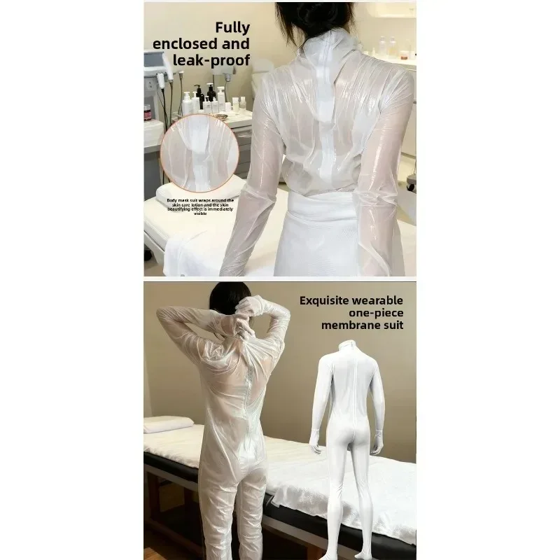 Nawilżająca, rozjaśniająca maska do ciała w płachcie, jednorazowa, do użytku domowego, zabieg spa, pielęgnacja twarzy, salon kosmetyczny, profesjonalna.