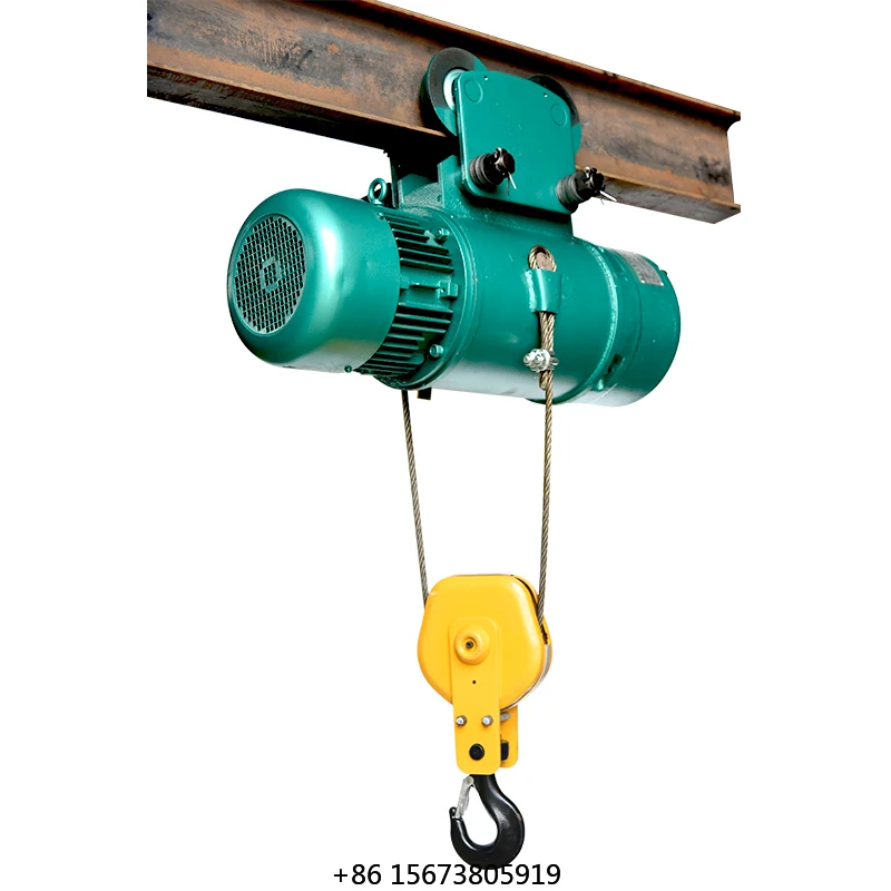 CD1 China Supplier Small Electric Wire Rope Hoist 380v 2T Alloy Steel 6m-120m Lifting Height Three Phase for Sale