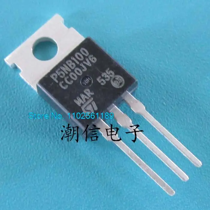 

10PCS/LOT P5NB100 STP5NB100 5A 1000V