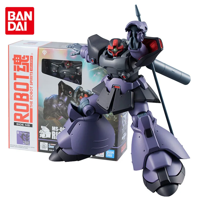 Bandai Gundam Model Kit The Robot Spirits MS-09R-2 Rick Dom Zwei ANIME Genuine Gunpla Anime Action Figure Toys for Children