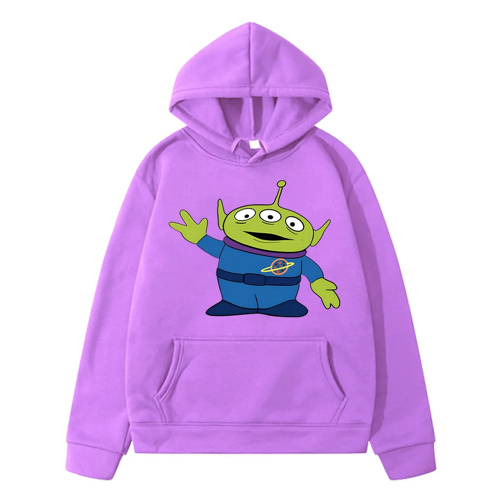 Toy Story Alien Cartoon Graphic felpe Sudaderas Casual autunno bambini felpe carine con tasca abbigliamento per ragazzi e ragazze