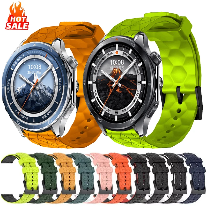 

Спортивный силиконовый ремешок 22 мм для OPPO Watch S X X2 4Pro, ремешок для браслета OnePlus Watch 3 2 2R/OnePlus Watch 46 мм, браслет Correa