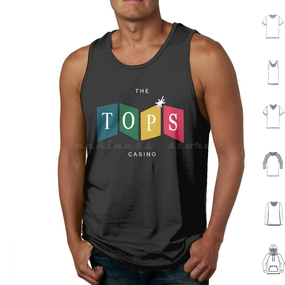 Tops Casino ( Fnv ) Logo Tank Tops Vest Sleeveless Fnv New Vegas Tops Tops Casino The Chairmen Bethesda