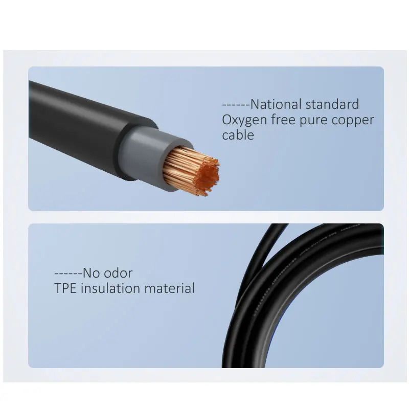 JIGU 7kw Type 2 Electric Vehicle Charging Cable 5M Electric Car charger cable with Type 2 connector 1-phase 32A wire