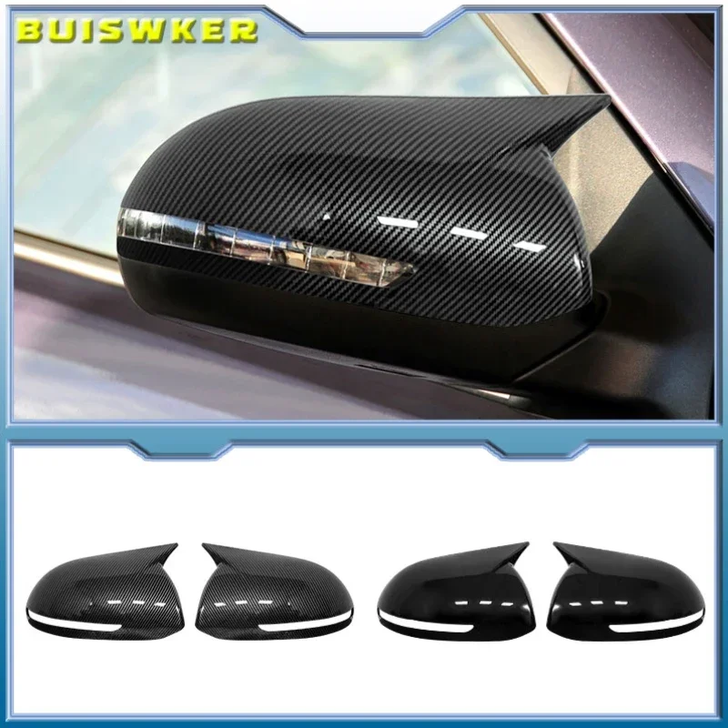 

For KIA K2 2011 2012 2015 Side Rearview Mirror Cover Rear View Mirror Cap Outside Reversing Mirror Garnish Housing Shell