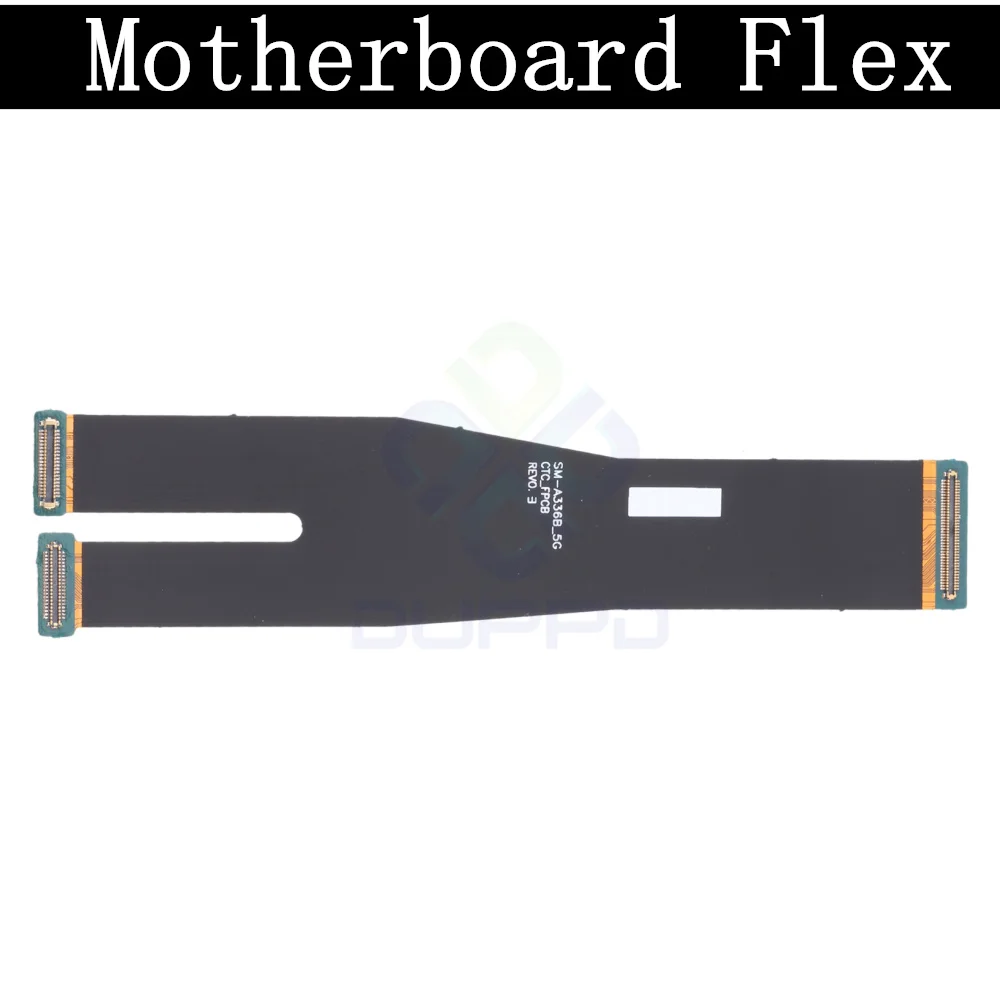 Top Ear Loud Speaker SIM Card Charging Port Board For Samsung A33 5G Fingerprint Sensor Signal Off On Motherboard Flex Cable