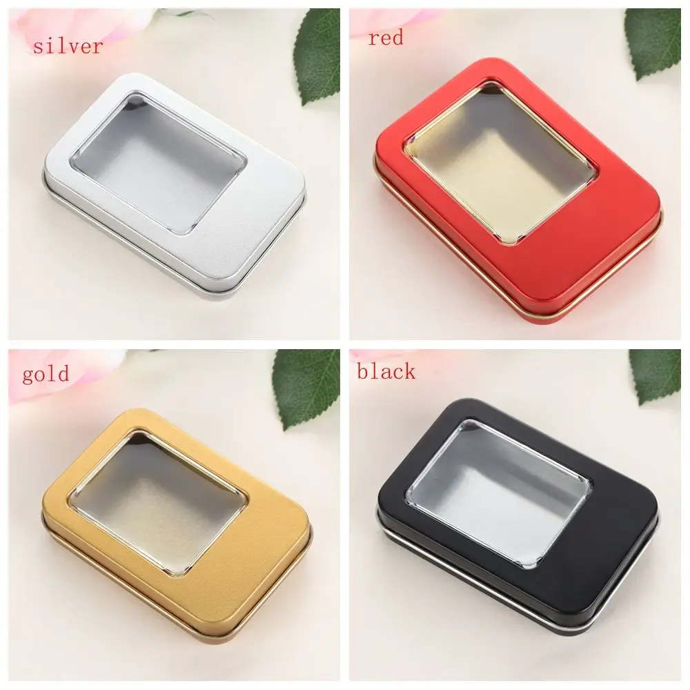 صناديق تخزين مقاومة للرطوبة ، حاويات مجوهرات ، أقراط ، مفتاح حلوى ، علبة قصدير معدنية ، مشغولات يدوية #6