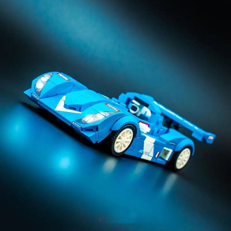 MOC-237689 جديد B98 الكلاسيكية الرياضية سباق السيارات بنة نموذج، 166 أجزاء، الأولاد الأطفال عيد ميلاد بناء الالعاب العملاقة هدية