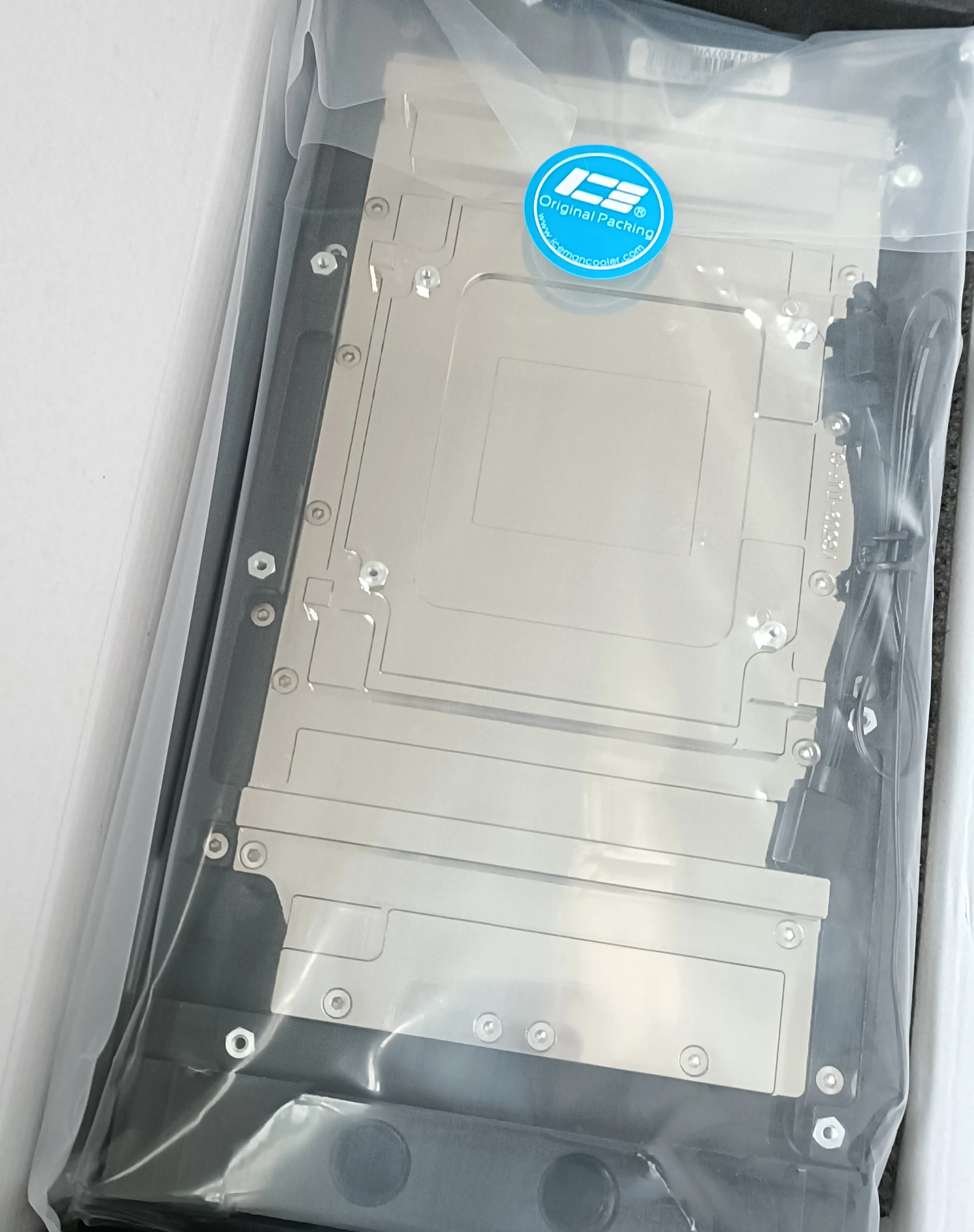 IceManCooler Glas Waterblok Voor ASUS TUF Gaming Geforce RTX 5090,5090D Grafische Kaart Koeler Met Achterplaat