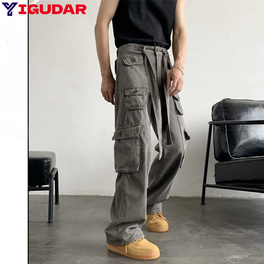 Pantalones militares tácticos de algodón para hombre, ropa de calle informal con muchos bolsillos, SWAT, Ejército de combate