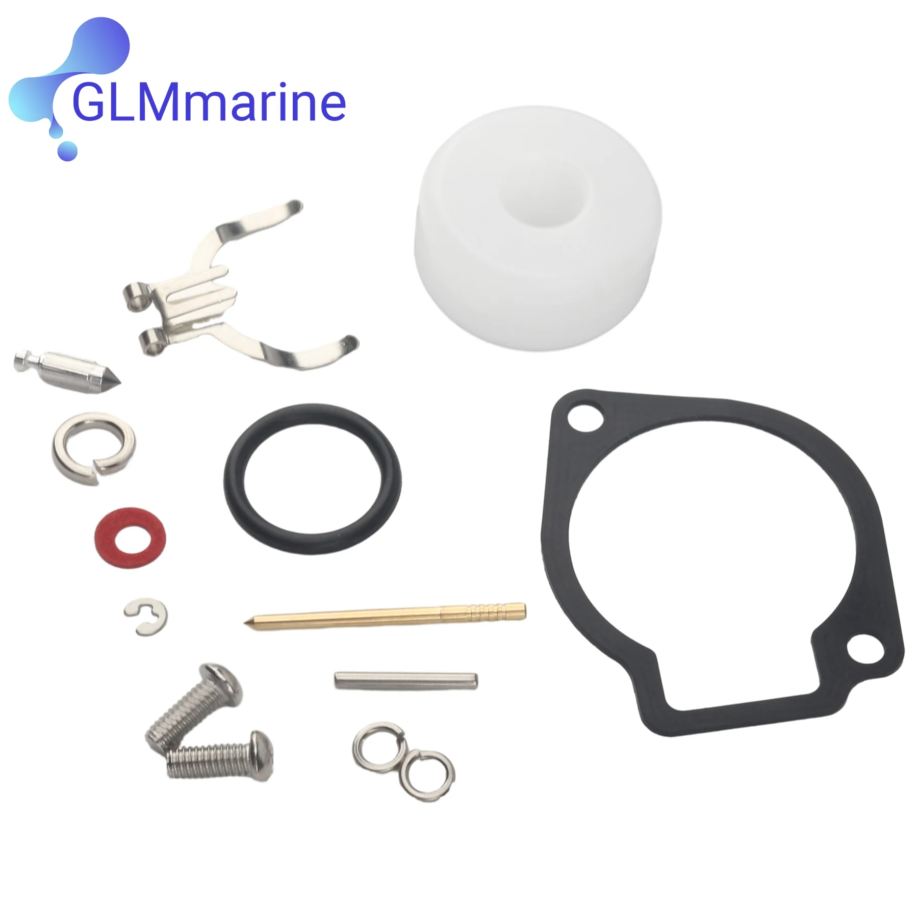 Kit de Reconstrucción de Carburador 3F0-87122-1 Compatible con Motores Fuera de Borda Nissan Tohatsu NS M 2.5 3.5 HP de 2 Tiempos, 3F0-87122-2 3F0-W0093-00
