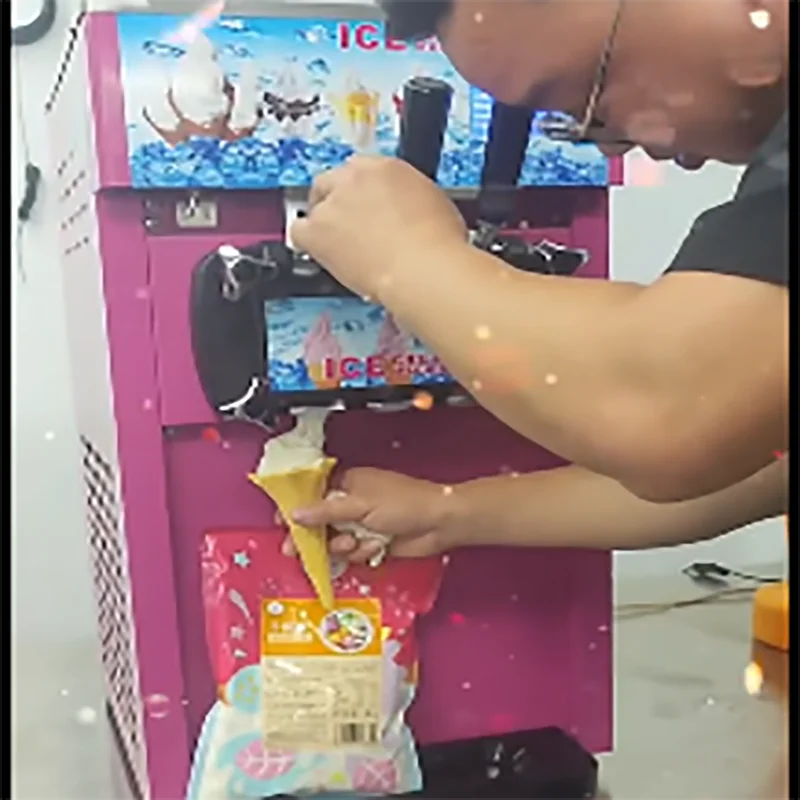 

Машина для мороженого Snow Flake Машина для производства рулетов для мороженого Коммерческая машина для производства мороженого