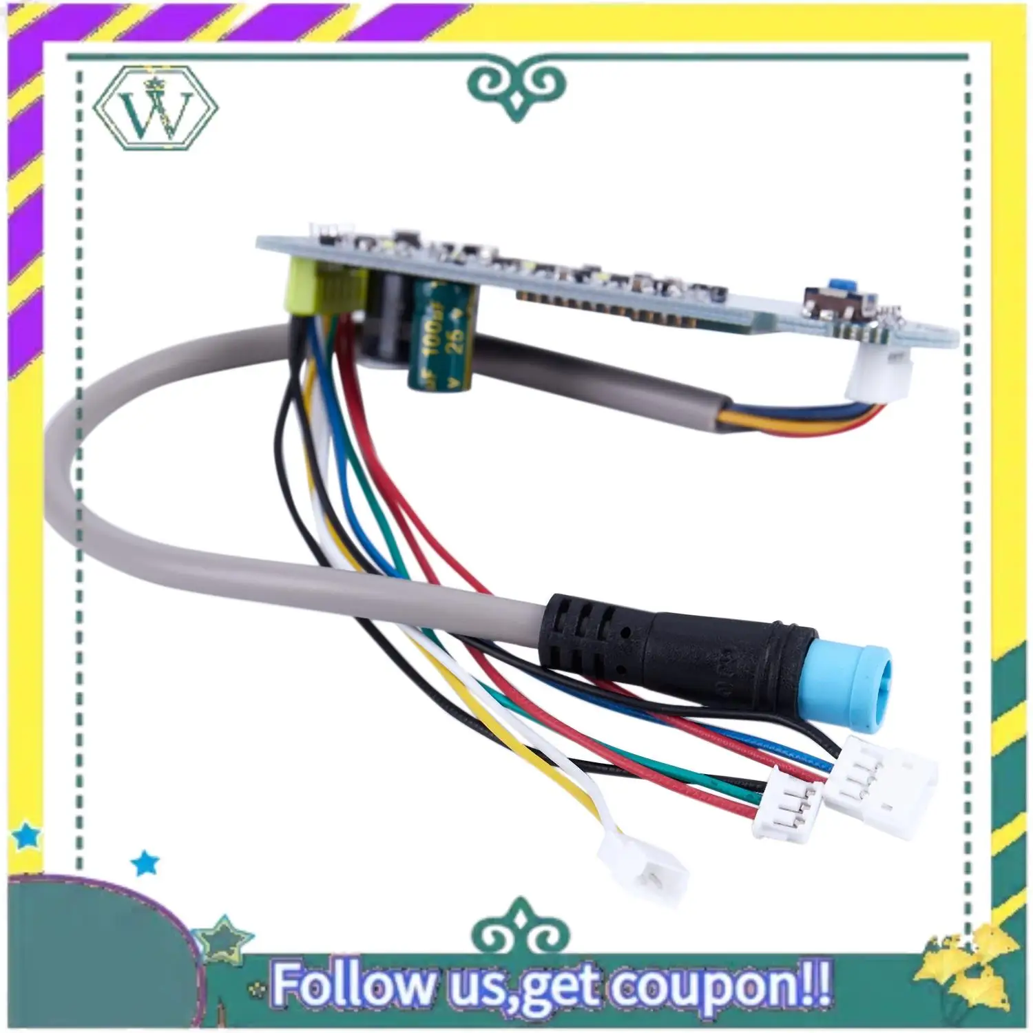 

A82U-For Xiaomi M365 Bird Scooter Circuit Board With Screen Cover For Xiaomi M365 Dashboard M365 Circuit Board Scooter Parts M36