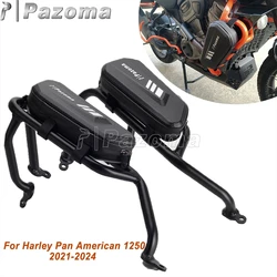 Caja de Herramientas de motociclo, bolsa de almacenamiento lateral impermeable especial para Harley Pan America 1250, RA1250, RA1250S, 2021-2024