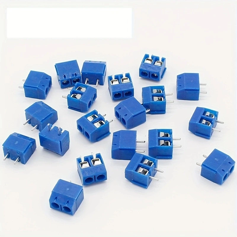 10PCS KF301 Screw 2Pin 5.0mm Straight Pin PCB Screw Terminal Block Connector