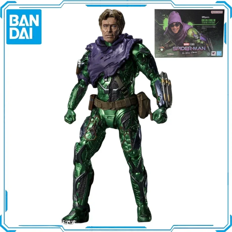 In Stock Original Bandai SHF Green Goblin Spider Man No Way Home Action Figures AnimationToys Gifts Model Collector Anime Hobby