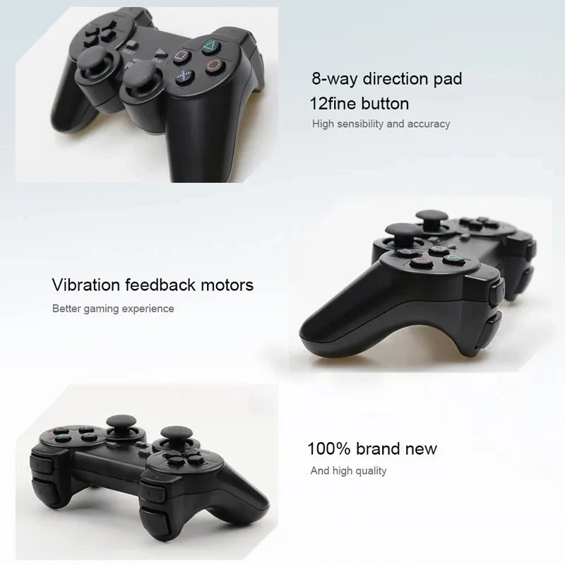 Wireless Gamepad for Sony PS2 Controller for Playstation 2 Console Joystick 2.4G Double Vibration Shock Joypad USB PC Game