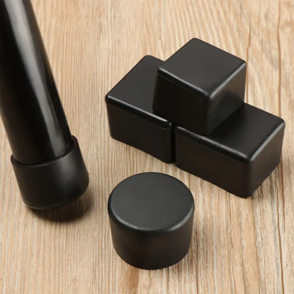 4 pz/set Tappi Per Gambe Della Sedia Piedini In Gomma Cuscinetti di Protezione Mobili Tavolo Coperture Calzini Foro Tappi Copertura Antipolvere Mobili Livellamento Piedi