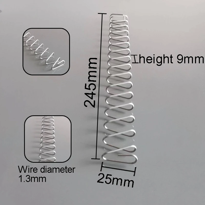 

Wire Diameter 1.3mm Extra Power Rectangle Shape Multiple Size Extension Base Steel Coil compression Square Spring for Accessorie