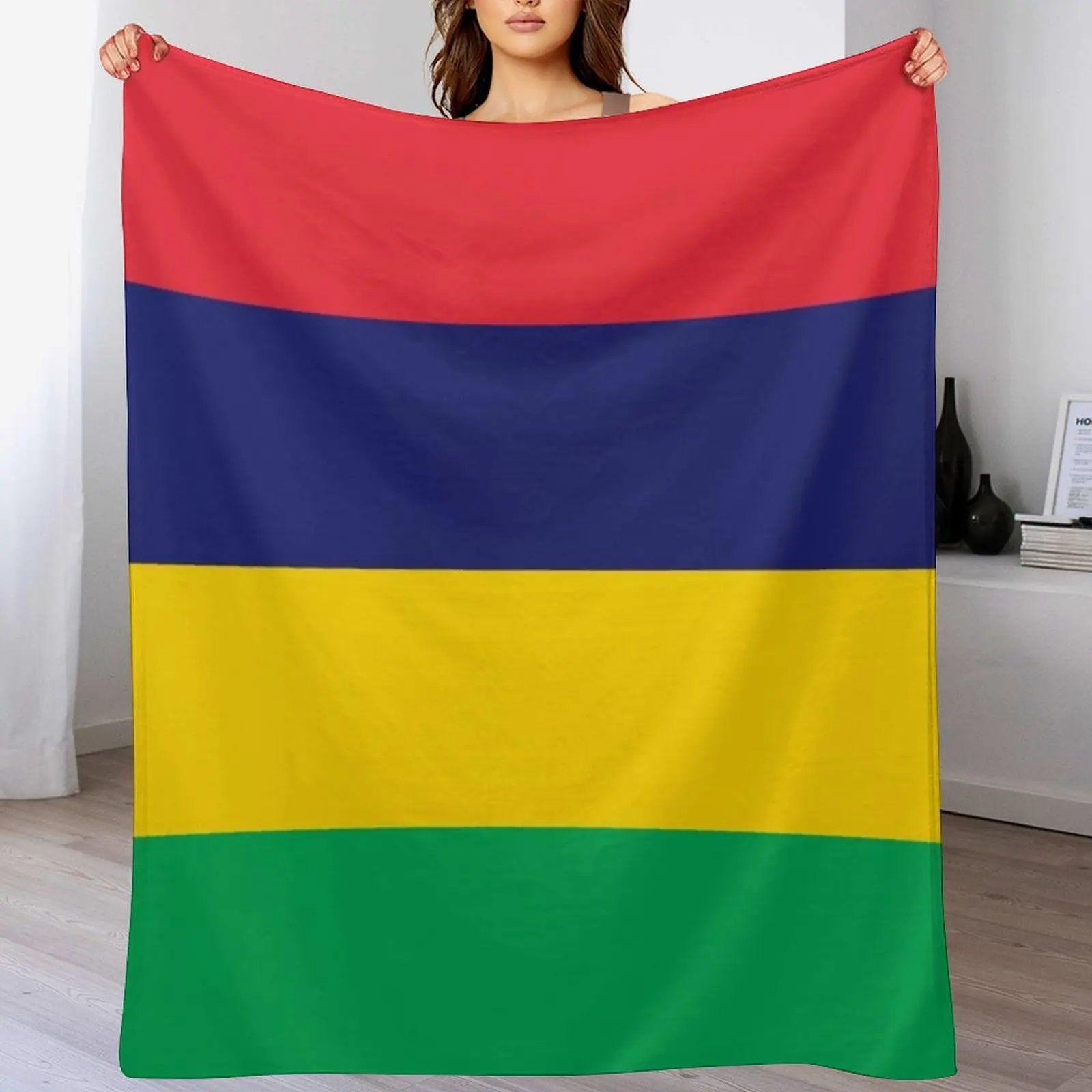 Flag of Mauritius Throw Blanket Blankets For Baby heavy to sleep Blankets