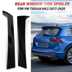 For VW Tiguan MK2 2017 2018 2019 2020 Rear Side Wing Roof Spoiler Stickers Trim Cover Styling Auto Accessories(Not For Rline)