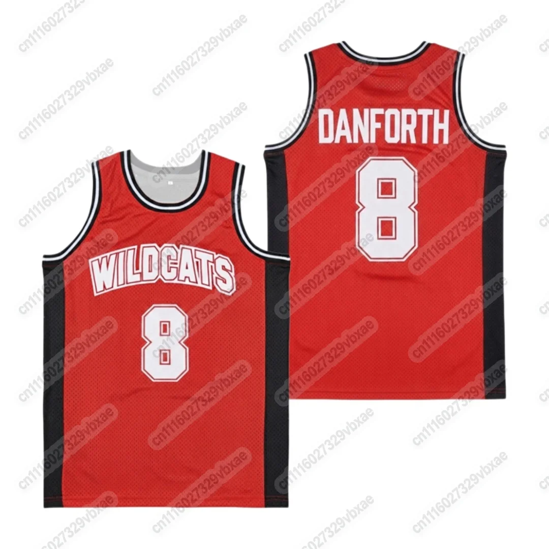 Retro Bolton # 14 Danforth # 8 High School Wildcats Basketballtrikot Sportweste Sommer Freizeittraining Familien-Set 2026 – Detail 4