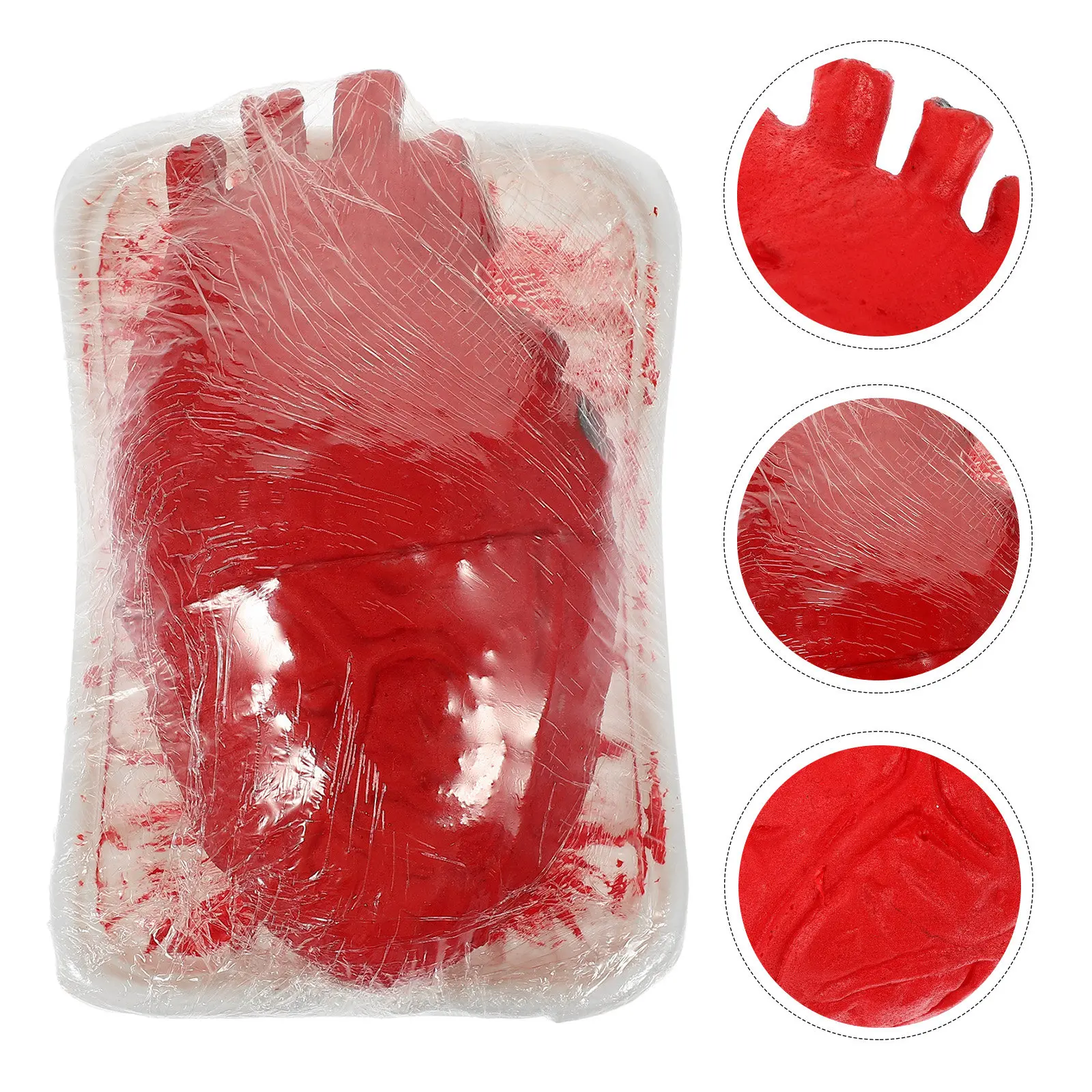 

Halloween Heart Prop Fake Body Organ Plastic Decorative Horror Party Supply Festival Decoration Fake Heart Halloween Prop