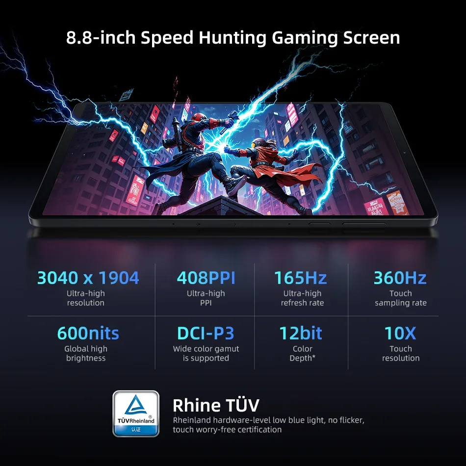 Lenovo Legion Y700 4th Gen 256GB 512GB ROM Snapdragon 8 Elite 8.8