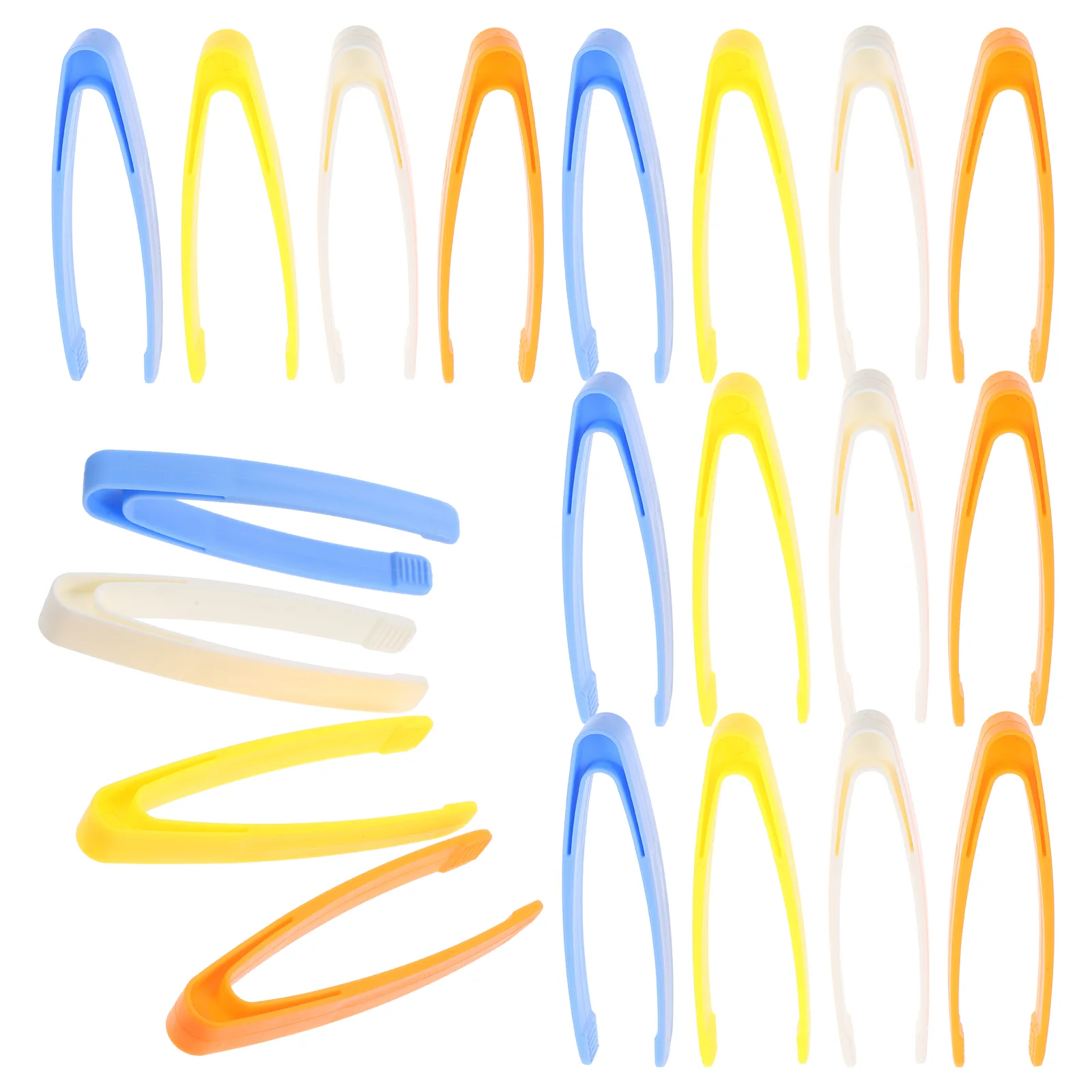 20 Pcs Outdoor Tweezers Observation Children Toy Collecting Forceps Suite Insects Kindergarten Plastic