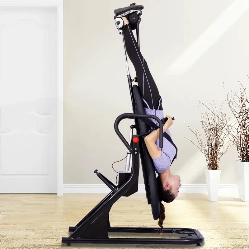 Electric inverted machine household inverted stretcher inverted traction machine height increase auxiliary fitness equipment