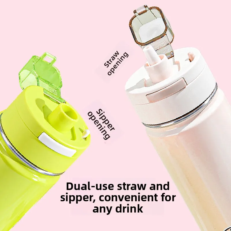 

Детская большая емкость, двойная изолированная бутылка для воды, милая студенческая дорожная кружка, школьная чашка для воды для мальчиков и девочек