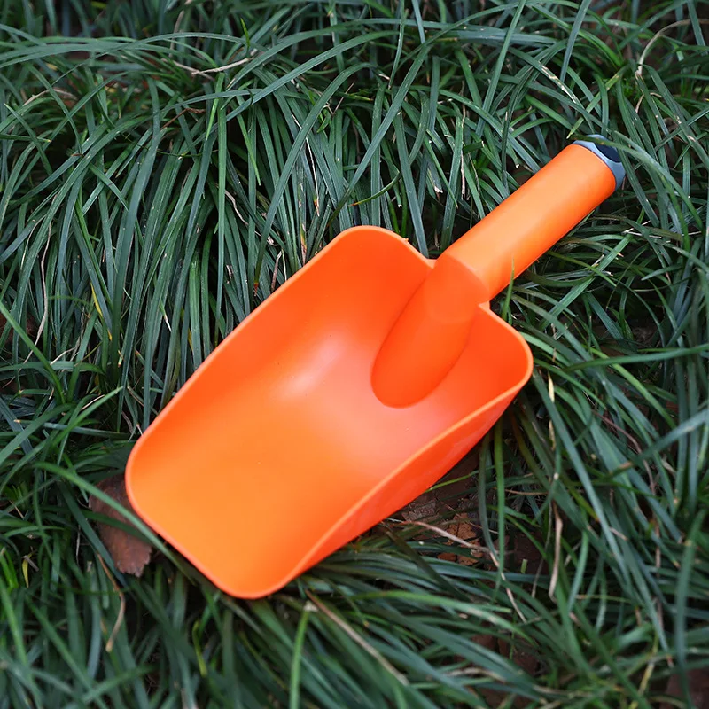 Plastic strandschep, groothandel in potplanten voor tuinieren, strandspeelgoed voor kinderen, puntige platte schep, strandschep