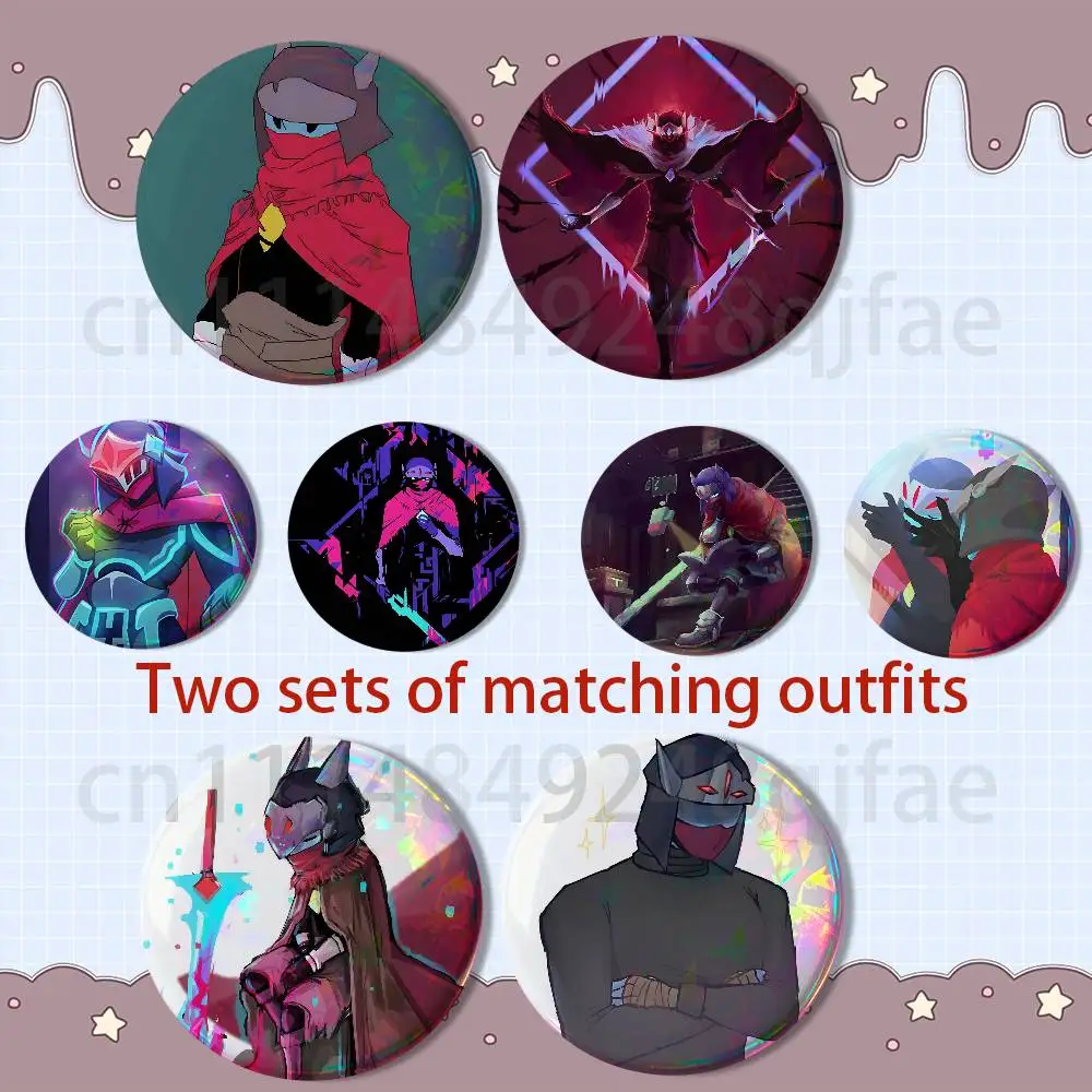 

Original Creation Hyper Light Drifter 2 piece set Badges On Backpack Jacket Cartoon Brooches Acrylic Button Pins Collection