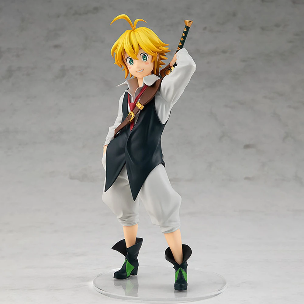 [In Stock] Original Good Smile Company Pop Up Parade The Seven Deadly Sins Dragon's Judgement Meliodas 15Cm Action Figure