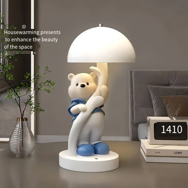

Modern Creative Bear Desk Lamp Decoration Living Room Bedroom bedside table lamp Small Night Light Decoration Birthday Gift