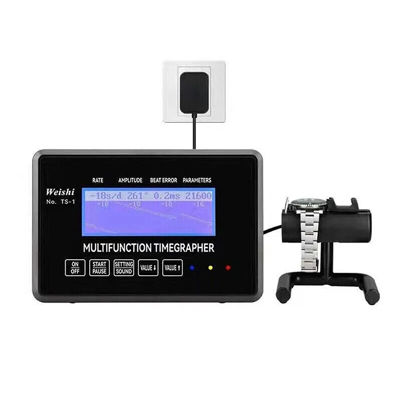 أداة معايرة متعددة الوظائف للساعة الميكانيكية TS-1 مع شاشة قابلة للمس #1