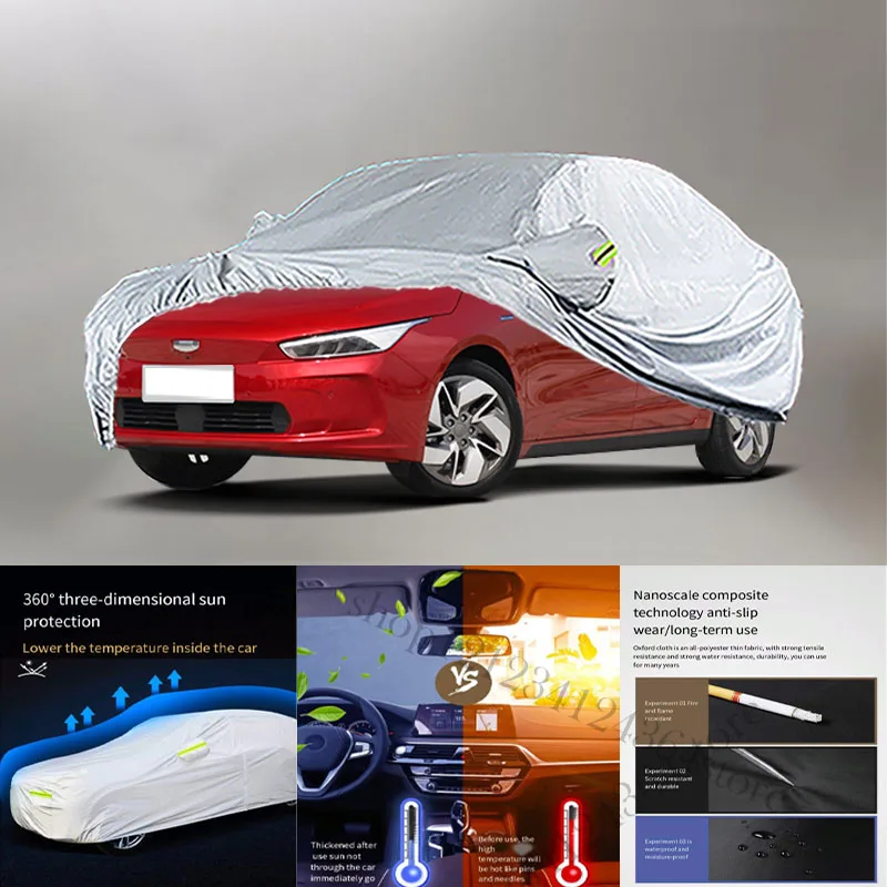 

For Geely Geometry A Auto Anti snow Anti dust Anti-uv Anti peeling paint And Anti Rainwater 210t car cover Car cover protection