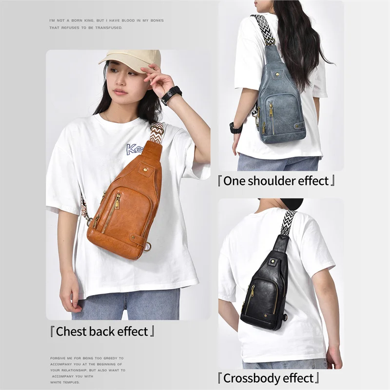 Couple Chest Bag Fashion Versatile Summer Crossbody Bags For Men Women Multi functional Waterproof Breathable Outdoor Small Back