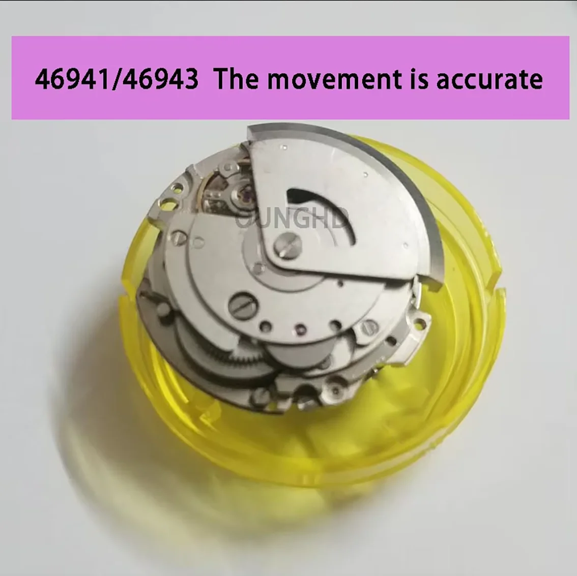 FOT Original Japan Oriental 46941 46943 Double Calendar Movement Refurbishment Machine Accurate Travel Time