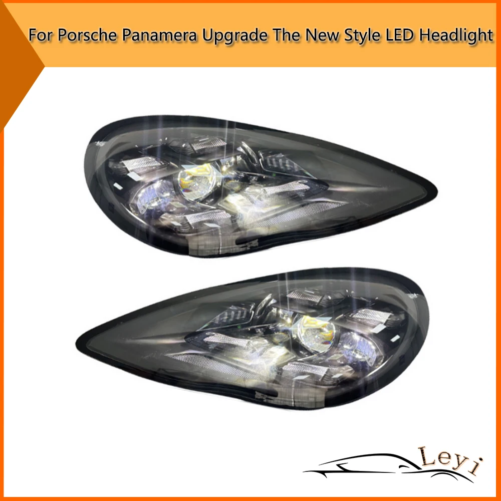 Headlight For Porsche Panamera Upgrade LED Head Lamp Far And Near Daytime Running Lights Turning Signal Plug Play Accessories