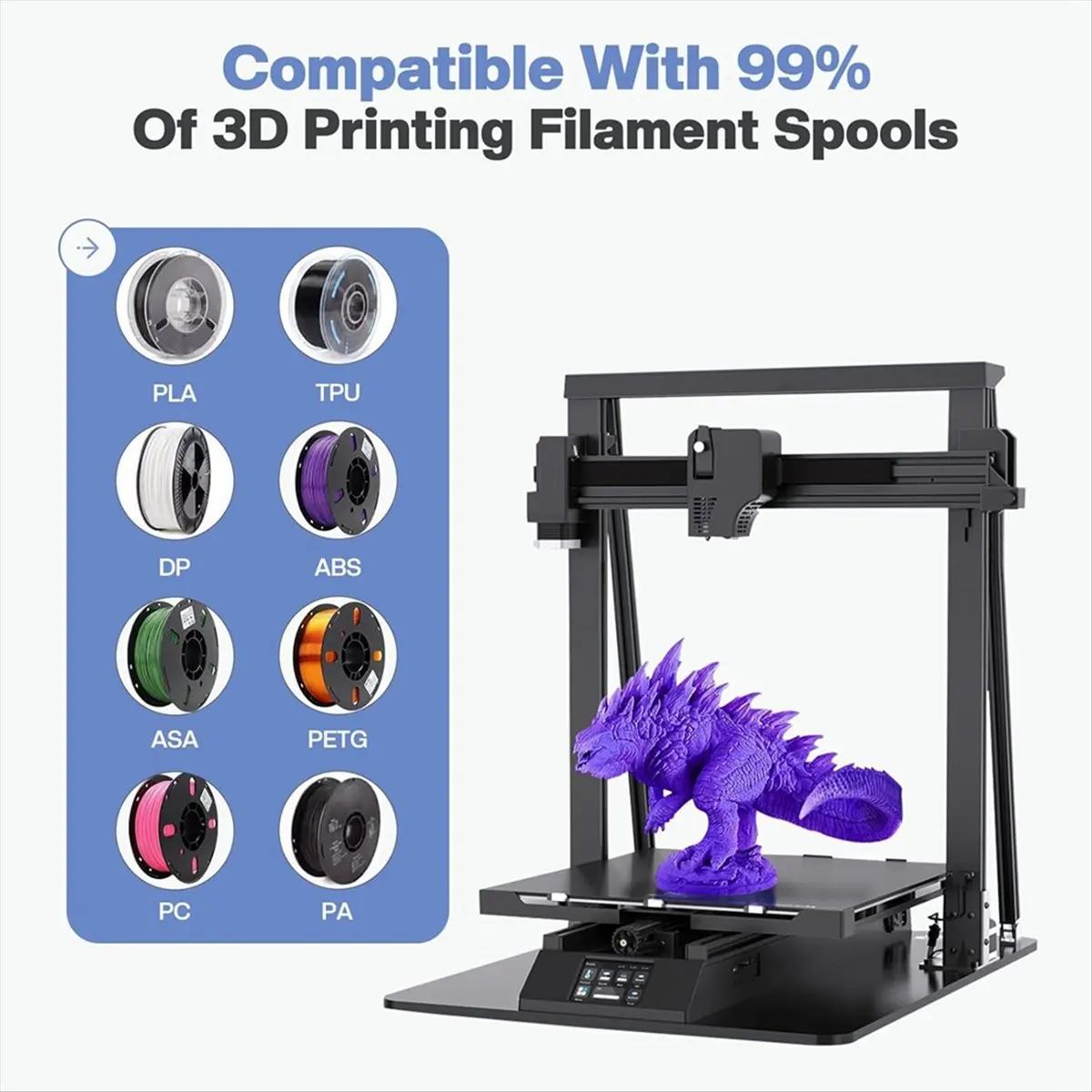 【Limited Offer】20pcs Refill Bags 3D Filament Storage Bags,Light-Proof 3D Printer Filament Vacuum Sealed Bags for Keeping Dry, Pl