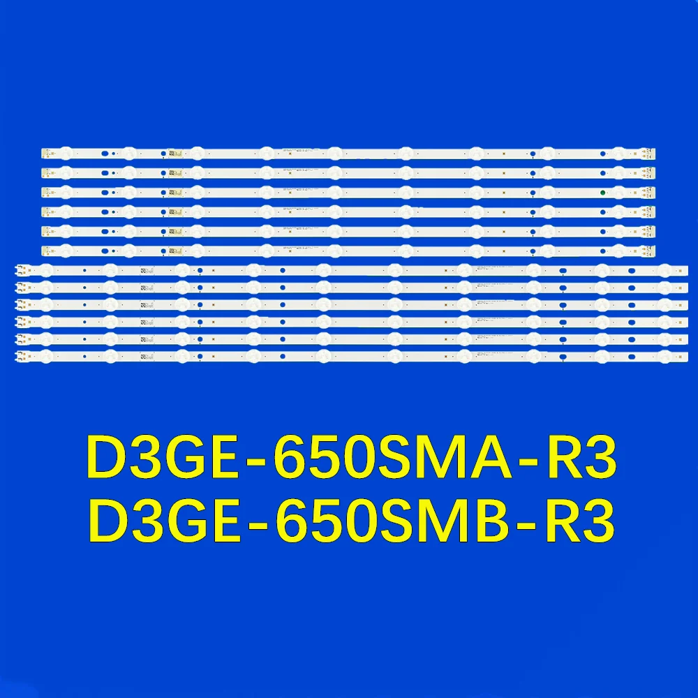 

12pcs LED Backlight Strip For UN65EH6000 UN65EH6000 UN65J6200 UN65H6203 D3GE-650SMA-R3 D3GE-650SMB-R1 2013SVS65 3228N1 B2 L9 R10