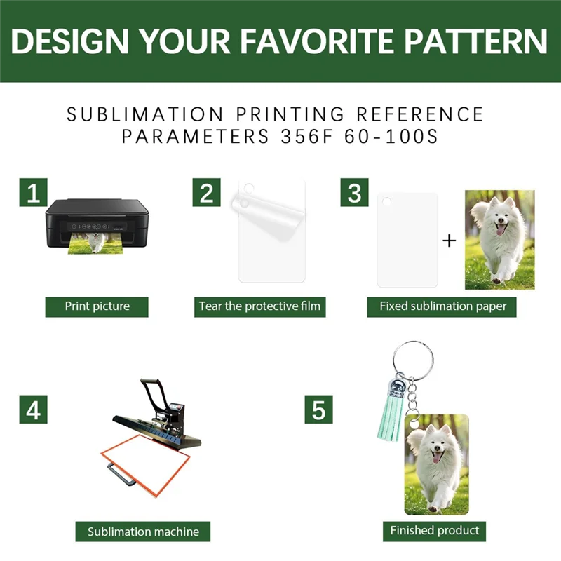 J1UL1N 160 Pcs Metal Sublimation Keychain Blanks Bulk Set With Rectangle Sublimation Blanks Tassels Keychai For DIY