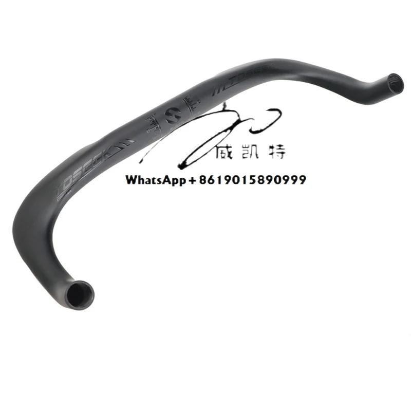 Toseek جميع ألياف الكربون مقبض الطائرة الطريق دراجة بقية المقود TT الثابتة والعتاد دراجة المقود بولهورن مقبض دورة أجزاء