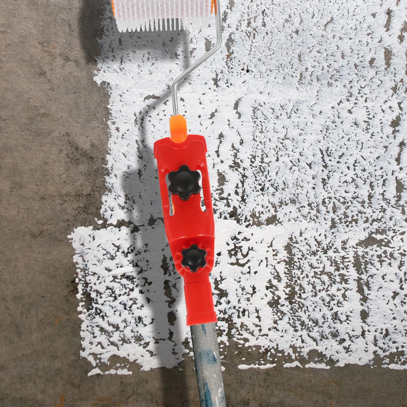 حامل مشابك عالمي 360 درجة قابل للتعديل فرشاة الطلاء موسع للسقوف العالية الجدران زوايا الأسطوانة تمديد القطب