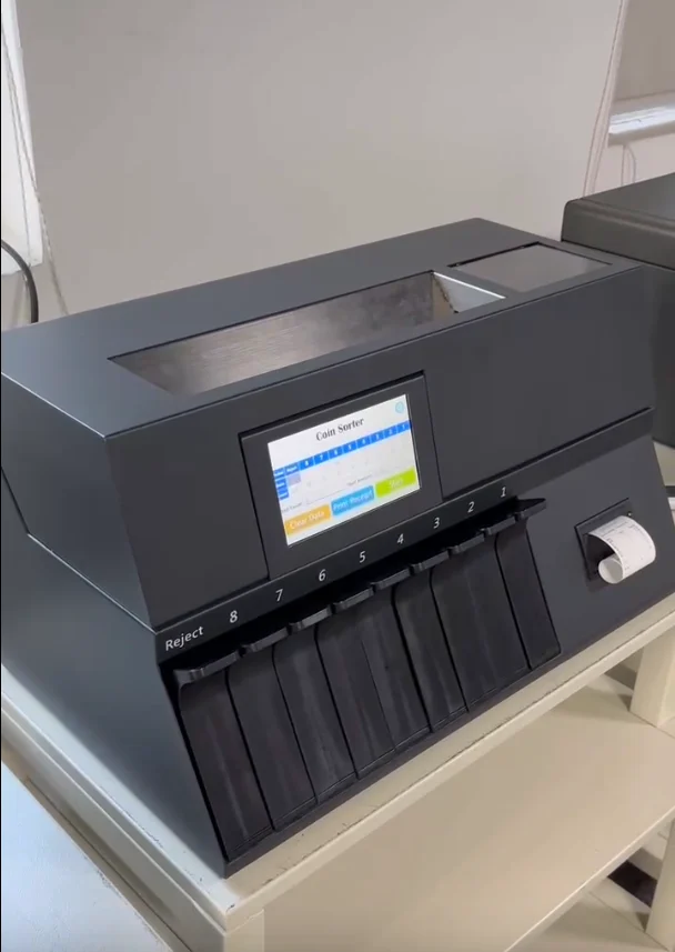 Multinational coin sorter, currency sorter 8 + 1 high-speed sorter, can distinguish authenticity