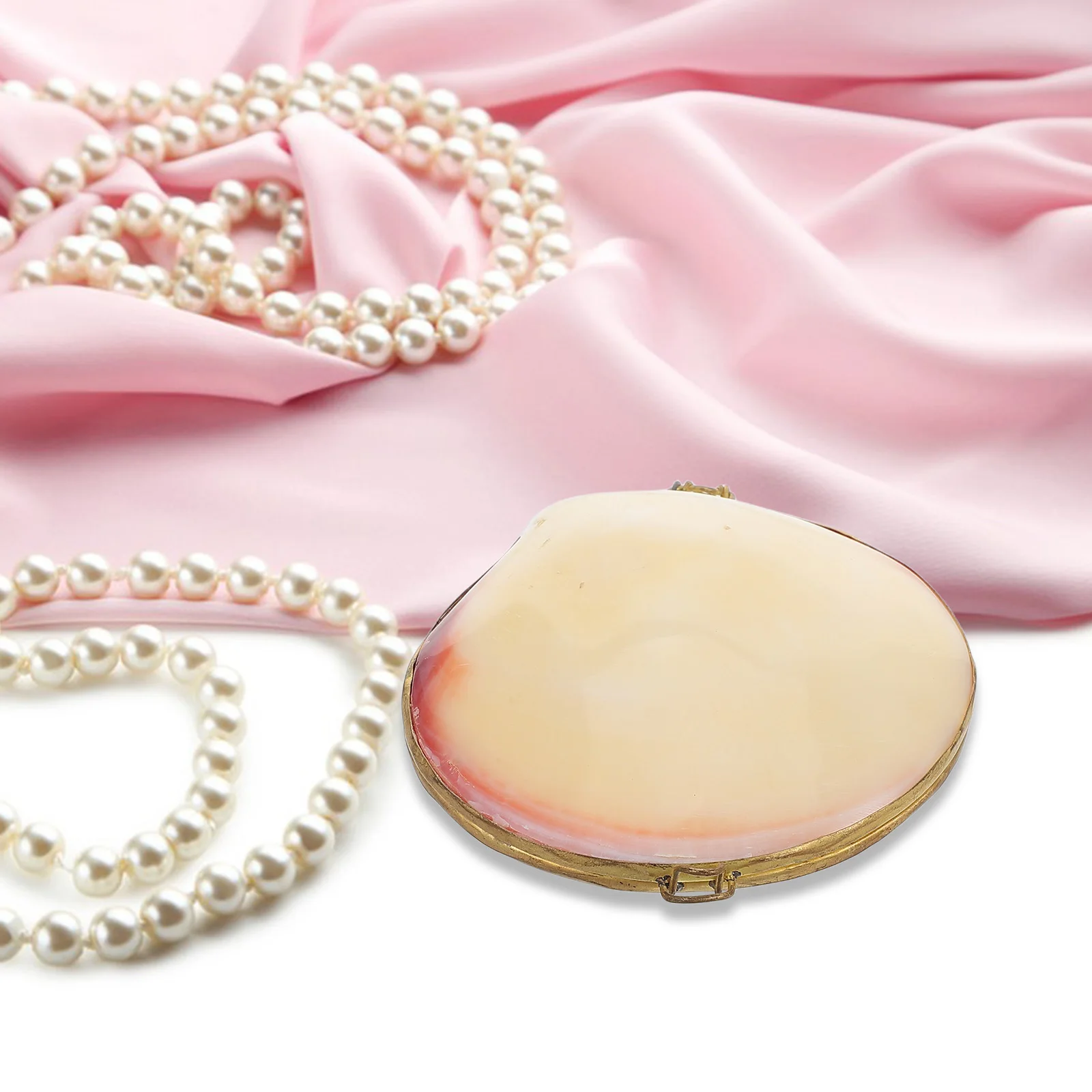 

Держатель для ювелирных изделий из натуральной ракушки, портативный органайзер для колец, сережек и ожерелья, декоративная коробка для безделушек, чехол на память для женщин, путешествий