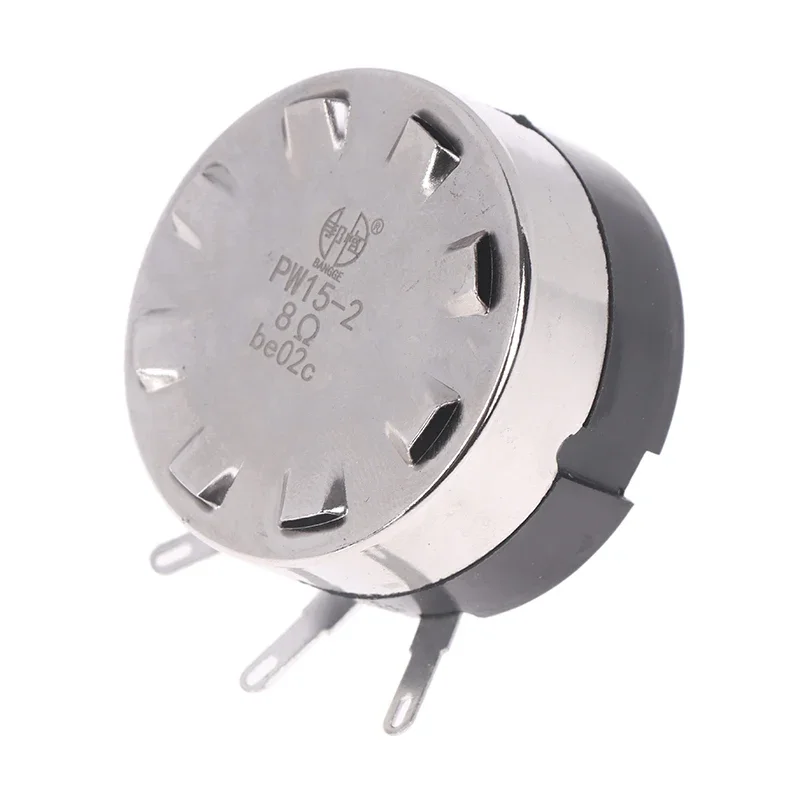 WX200 High Power 15W Single-turn Double-wire Wound Potentiometer 8 โอห์ม 8Ω ความยาวเพลา 15 มม.Atenuator