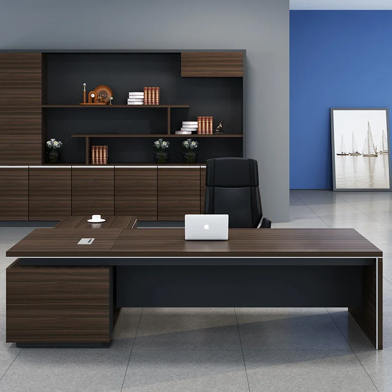 Tisch minimalistisch, moderner Schreibtisch, Kombination