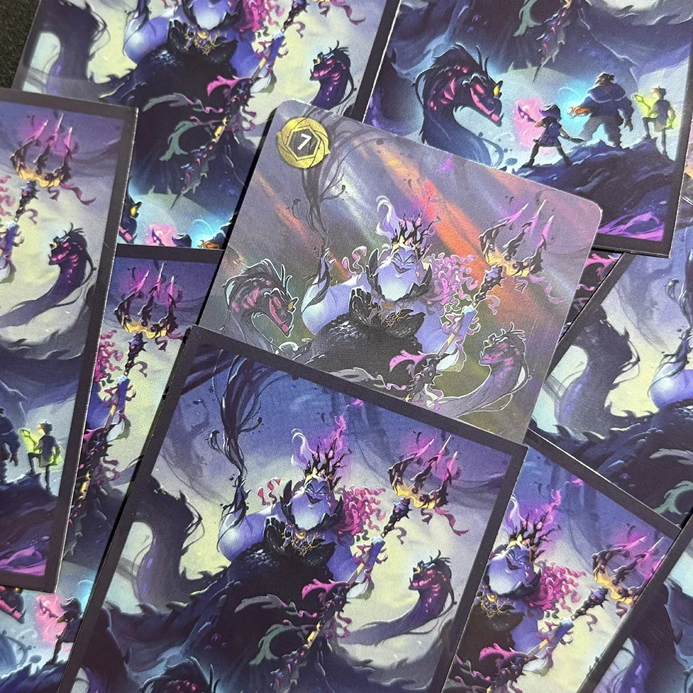 لوركانا أورسولا حافظة بطاقات حجم قياسي حافظات بطاقات التداول شفافة ألعاب اللعب حامي بطاقات حافظة مجلد 66x91 مللي متر #4